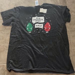 Funny Short Sleeve Holiday Tee Shirt